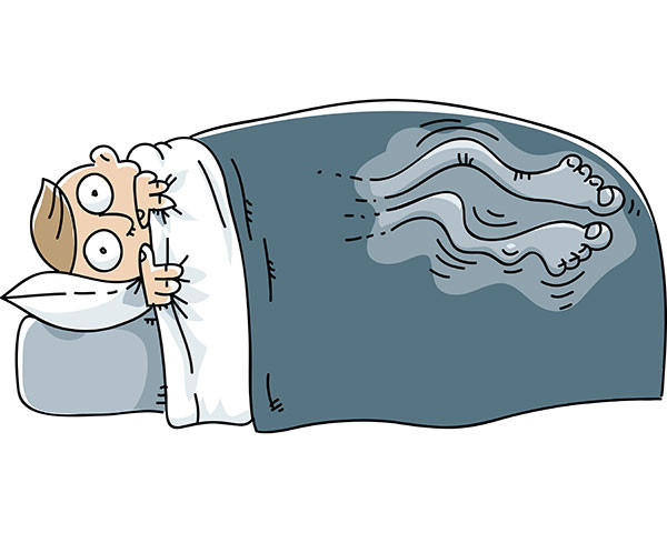 huzursuz bacak sendromu öyküsü