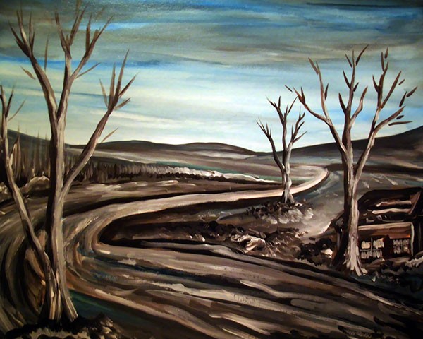 Hayatımızı ele geçiren kronik ağrıyı çok iyi anlatan resim. Pain. dr emel