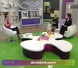 TV interviews, TV8, Ebruli, Migren ve Bas Agrilari Tedavisi Noral Terapi, Dr. Emel Gokmen